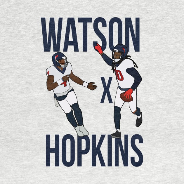 Deshaun Watson and DeAndre Hopkins 'Watson x Hopkins' - Houston Texans by xavierjfong